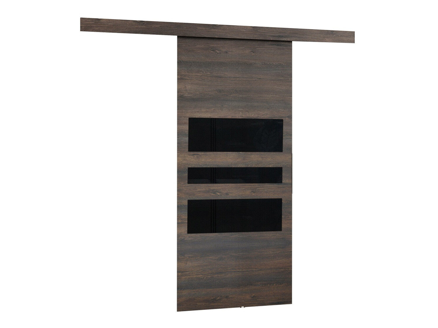 Раздвижные двери Dover 139 (Темный пепел + Чёрный)