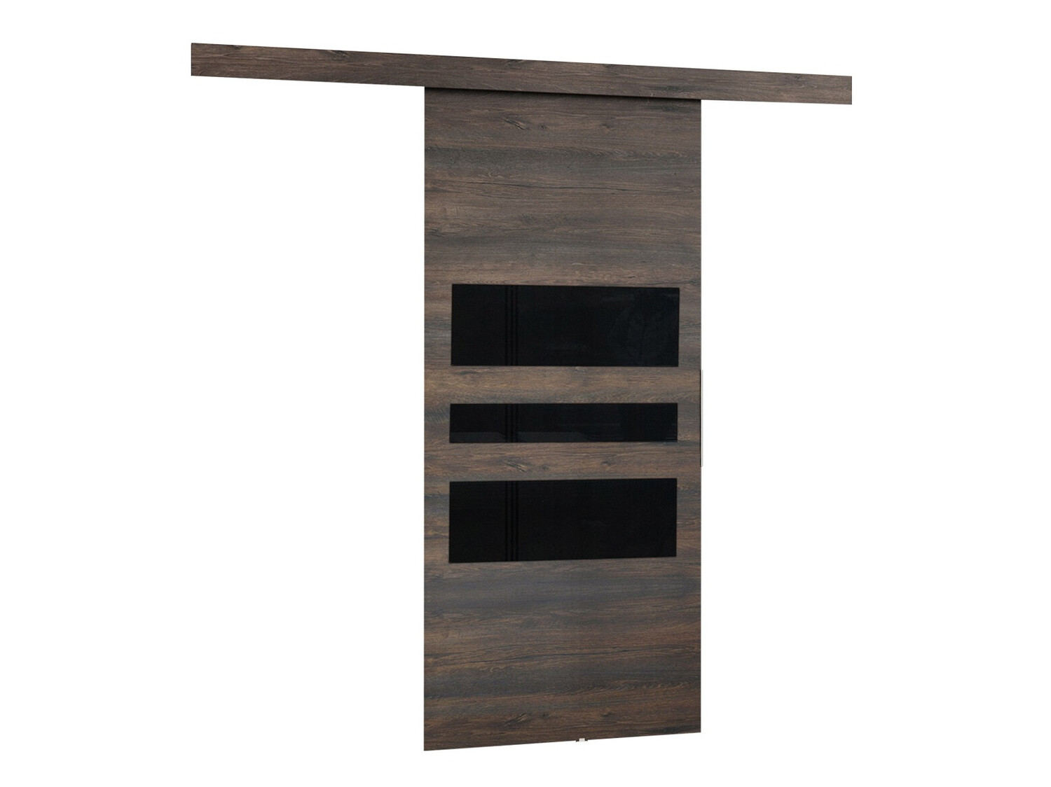 Bīdāmas durvis Dover 140 (Tumši pelni + Melns)