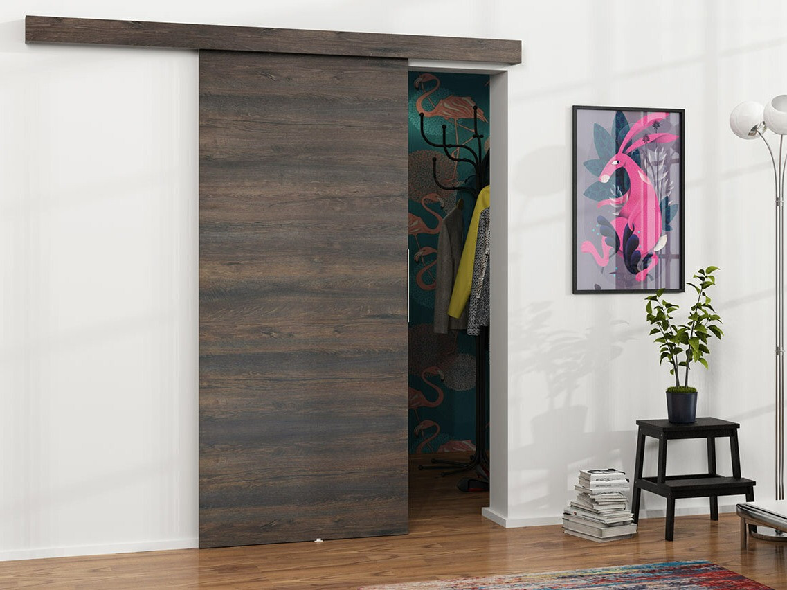 Bīdāmas durvis Dover 143 (Tumši pelni)