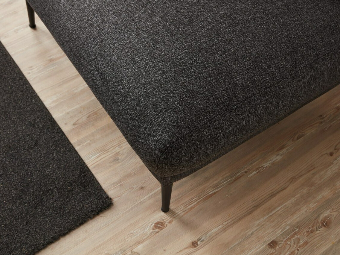 Stūra dīvāns Altadena 128 (Antracīts)