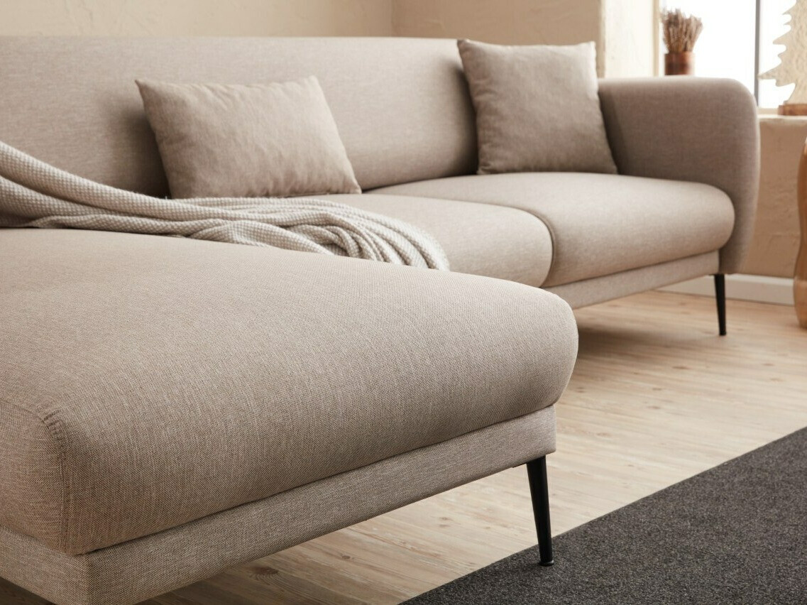 Stūra dīvāns Altadena 128 (Krēms)