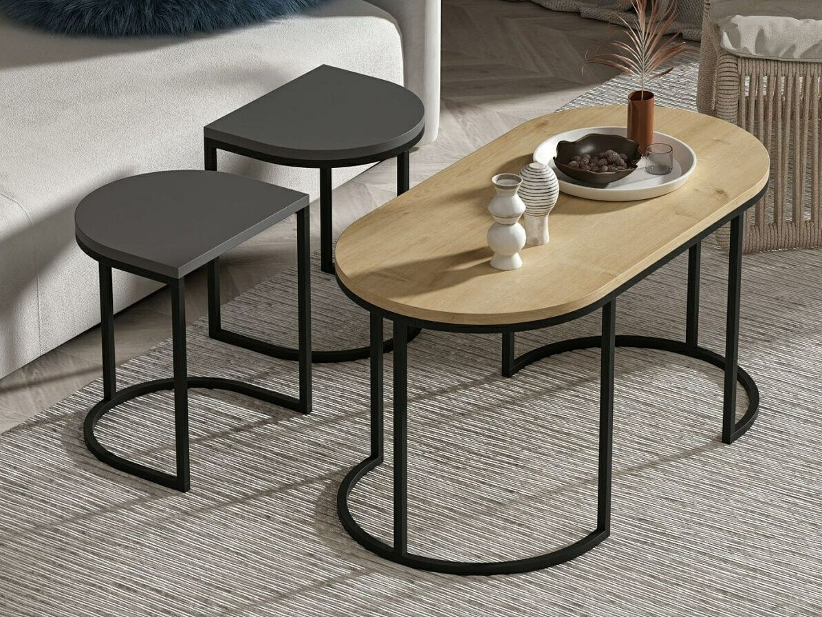 Žurnālu galdiņu komplekts Kailua 116