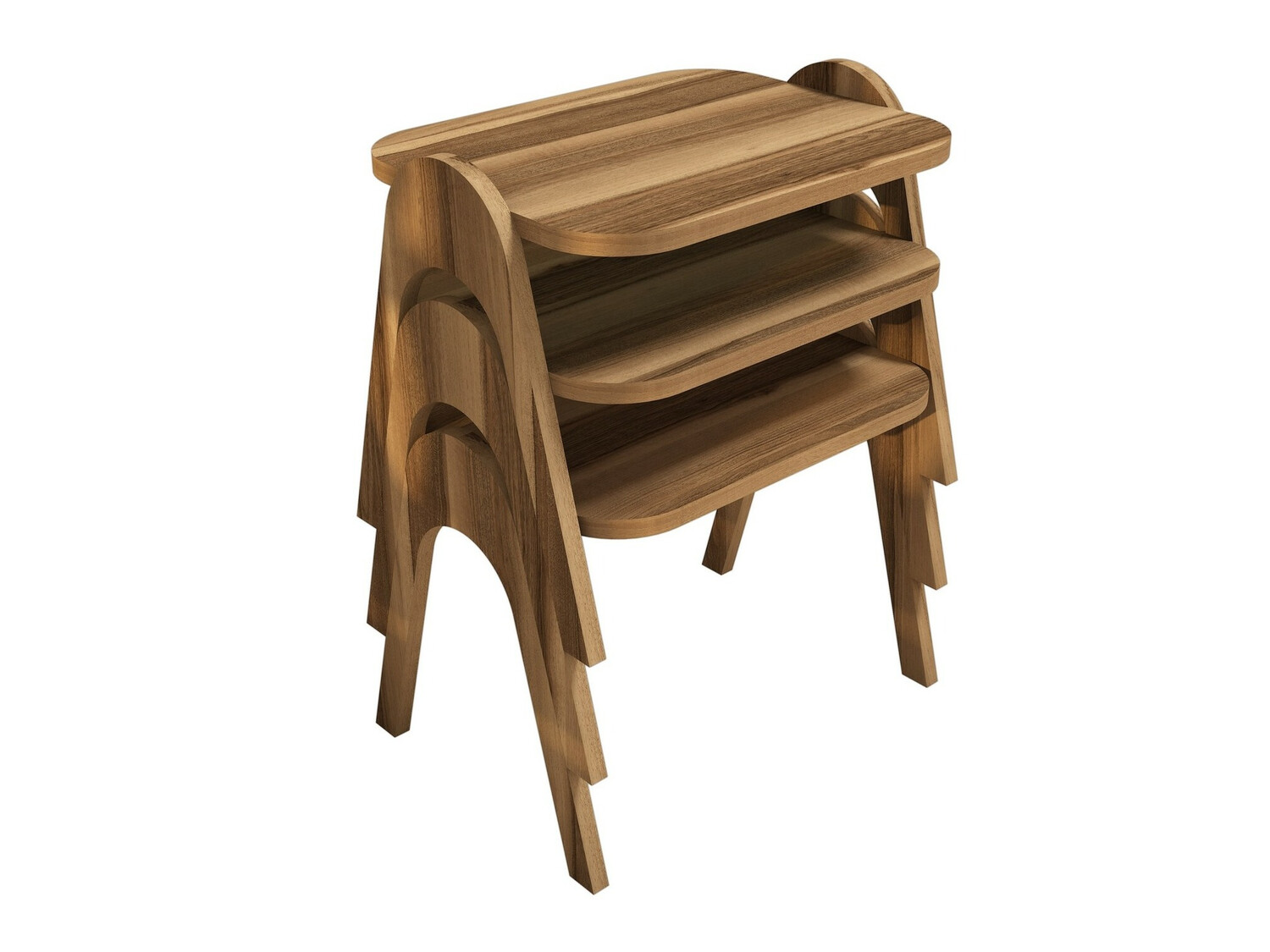 Kafijas galdiņu komplekts Kailua 1621 (Rieksts)