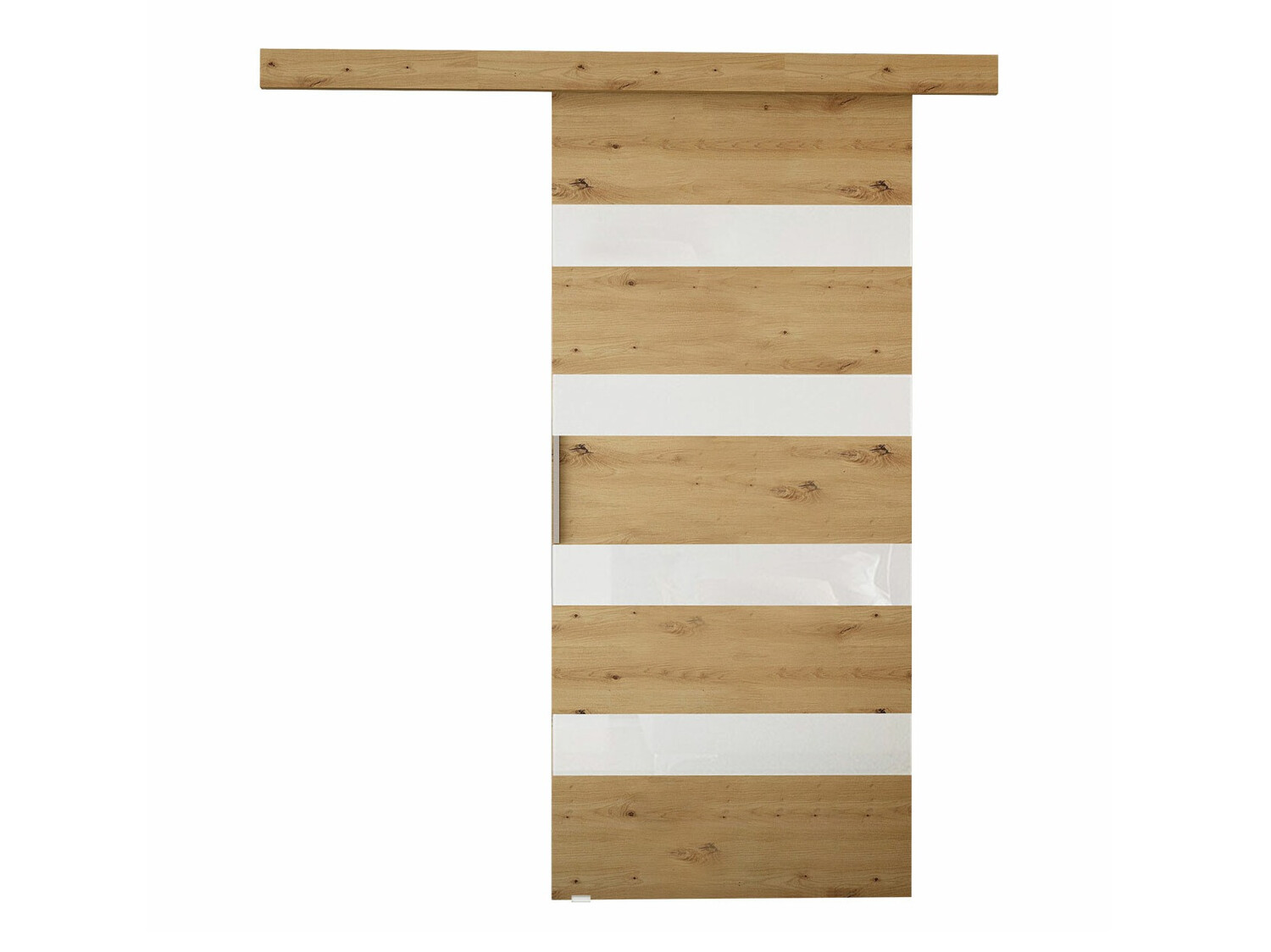 Bīdāmas durvis Closico 179 (Artisan ozols + Balts)