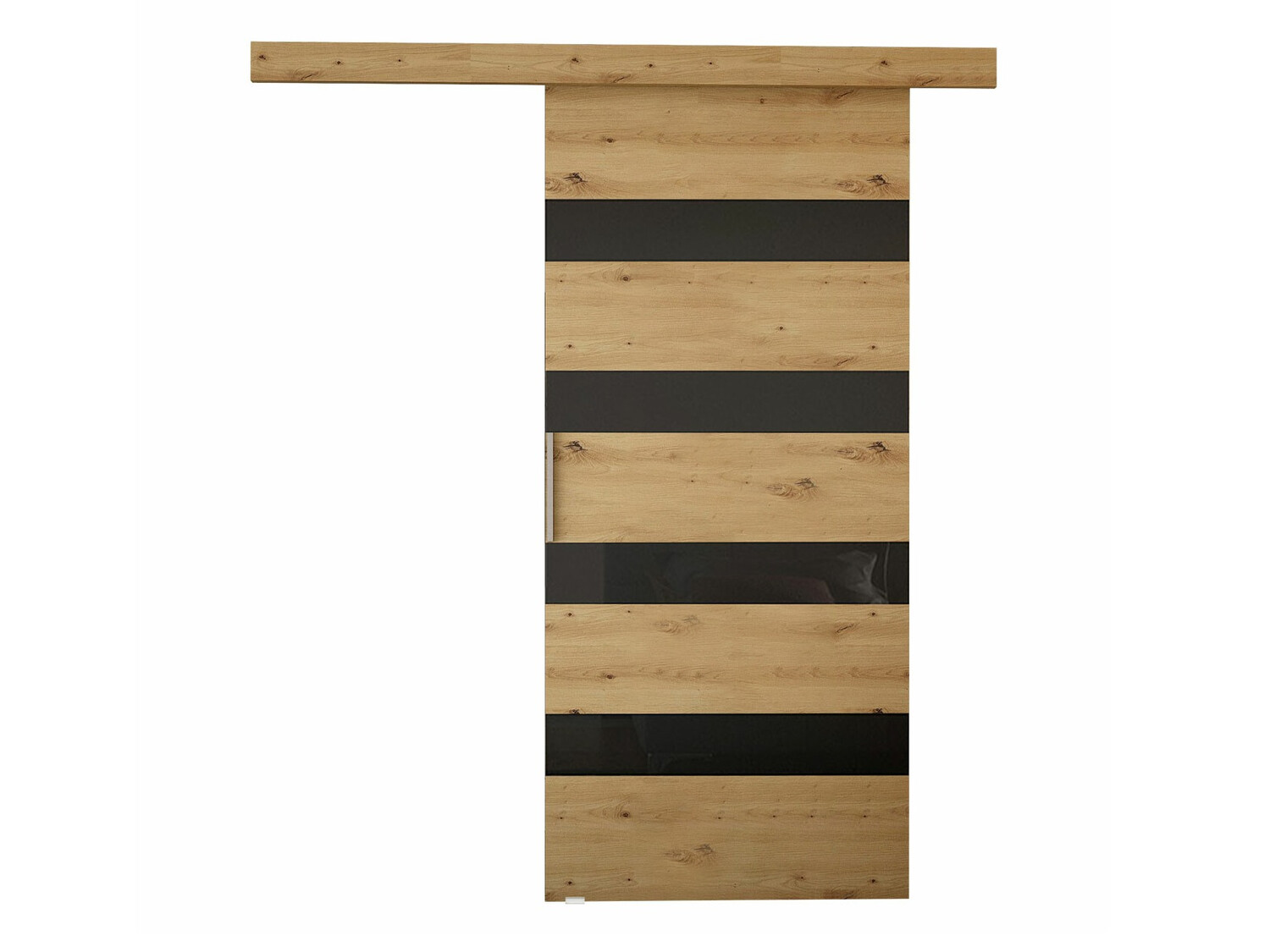 Bīdāmas durvis Closico 179 (Artisan ozols + Melns)