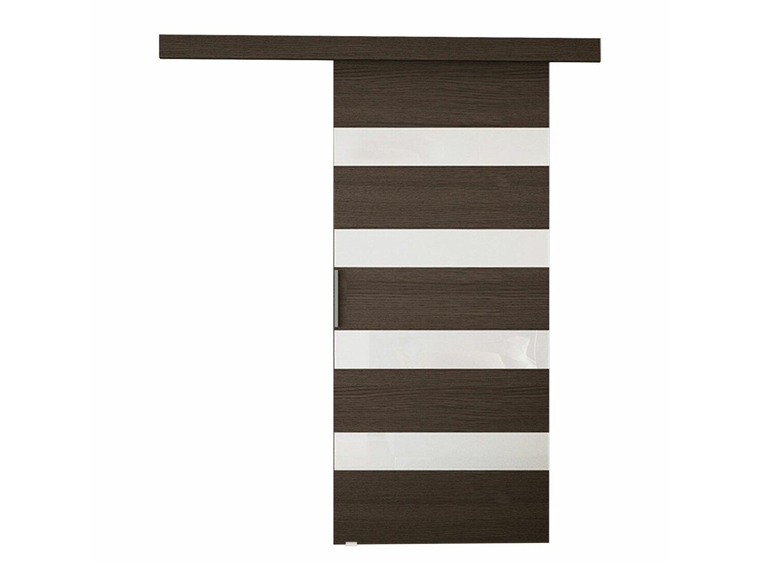 Bīdāmas durvis Closico 179 (Brūns + Balts)