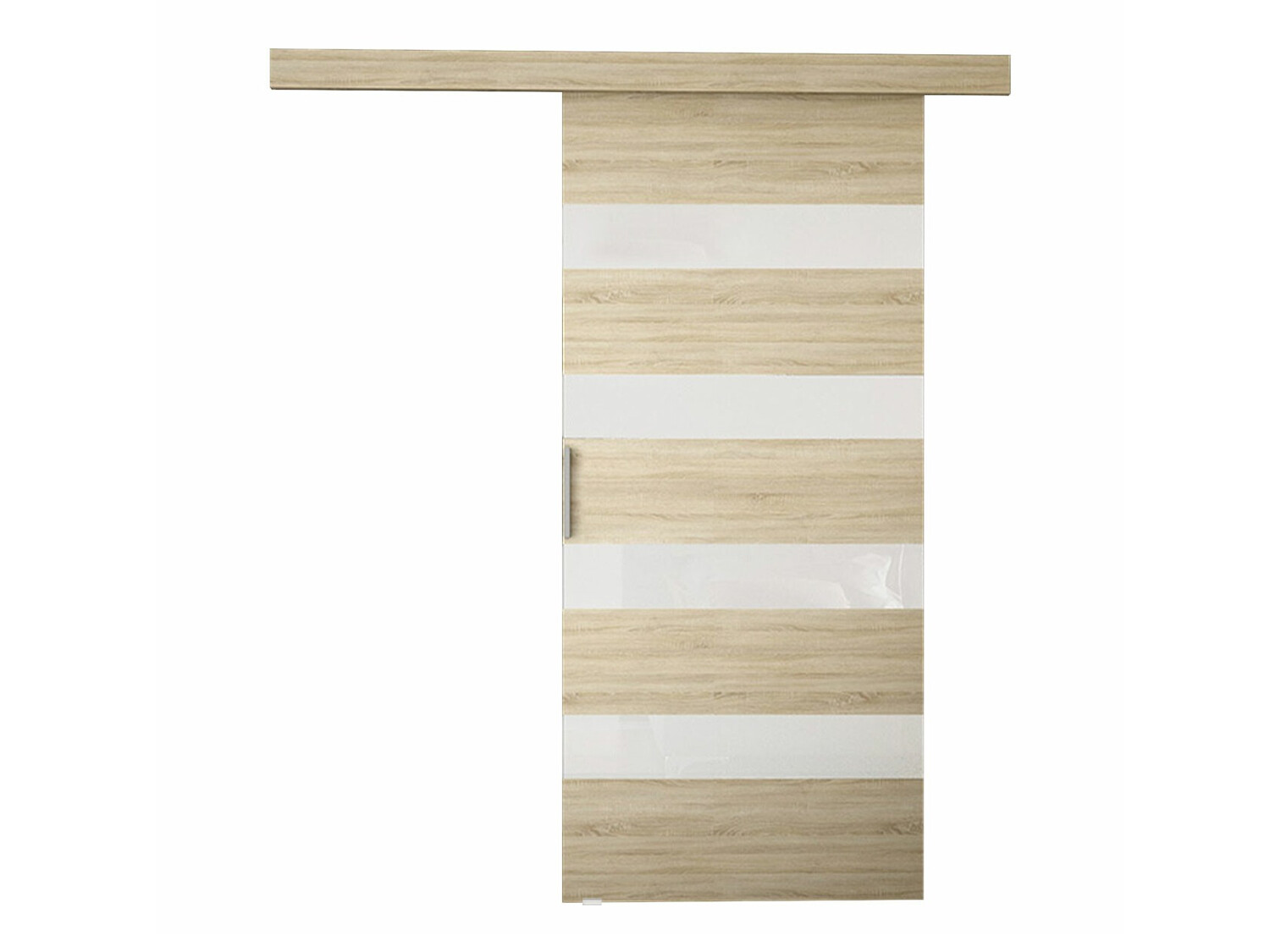 Bīdāmas durvis Closico Fundus V (Sonomas ozols + Balts)