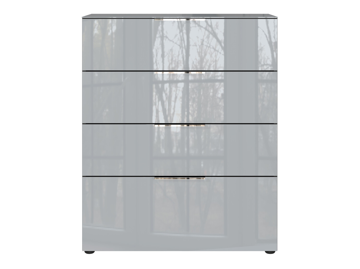 Kumode Sacramento 299 (Grafīts + Glancēts pelēks)