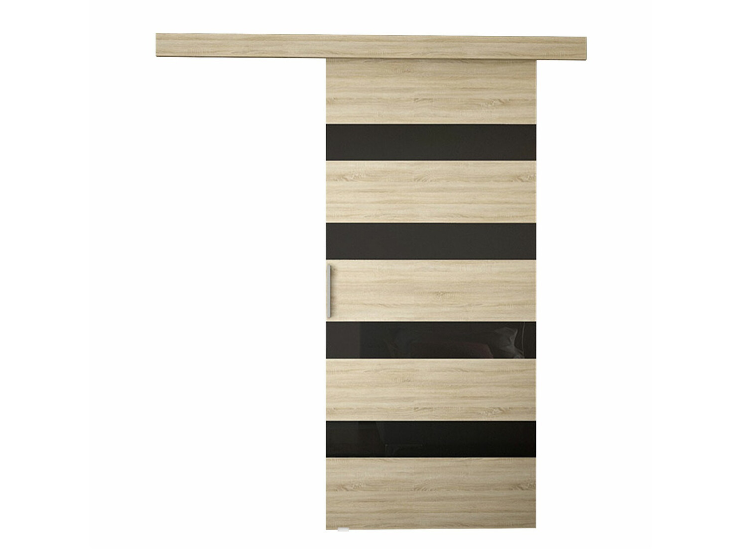 Раздвижные двери Closico 179 (Сонома Дуб + Чёрный)