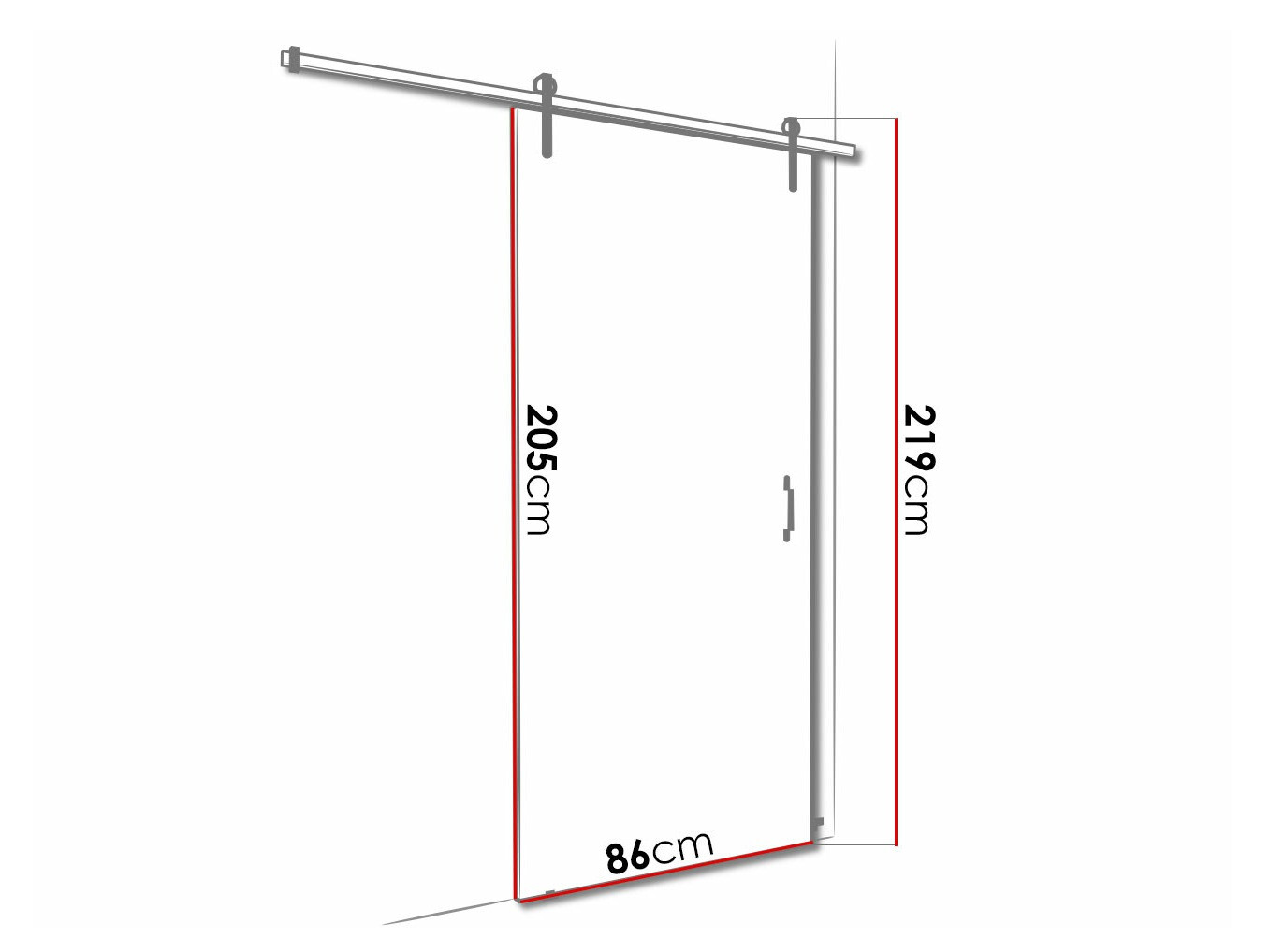 Раздвижные двери Dover 153 (Белый)