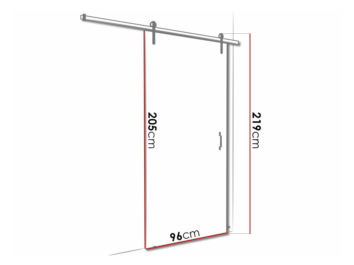Раздвижные двери Dover 154 (Белый)