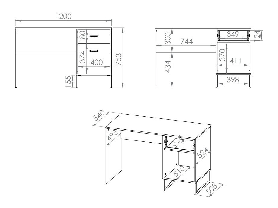 Письменный cтол Tortiva 106