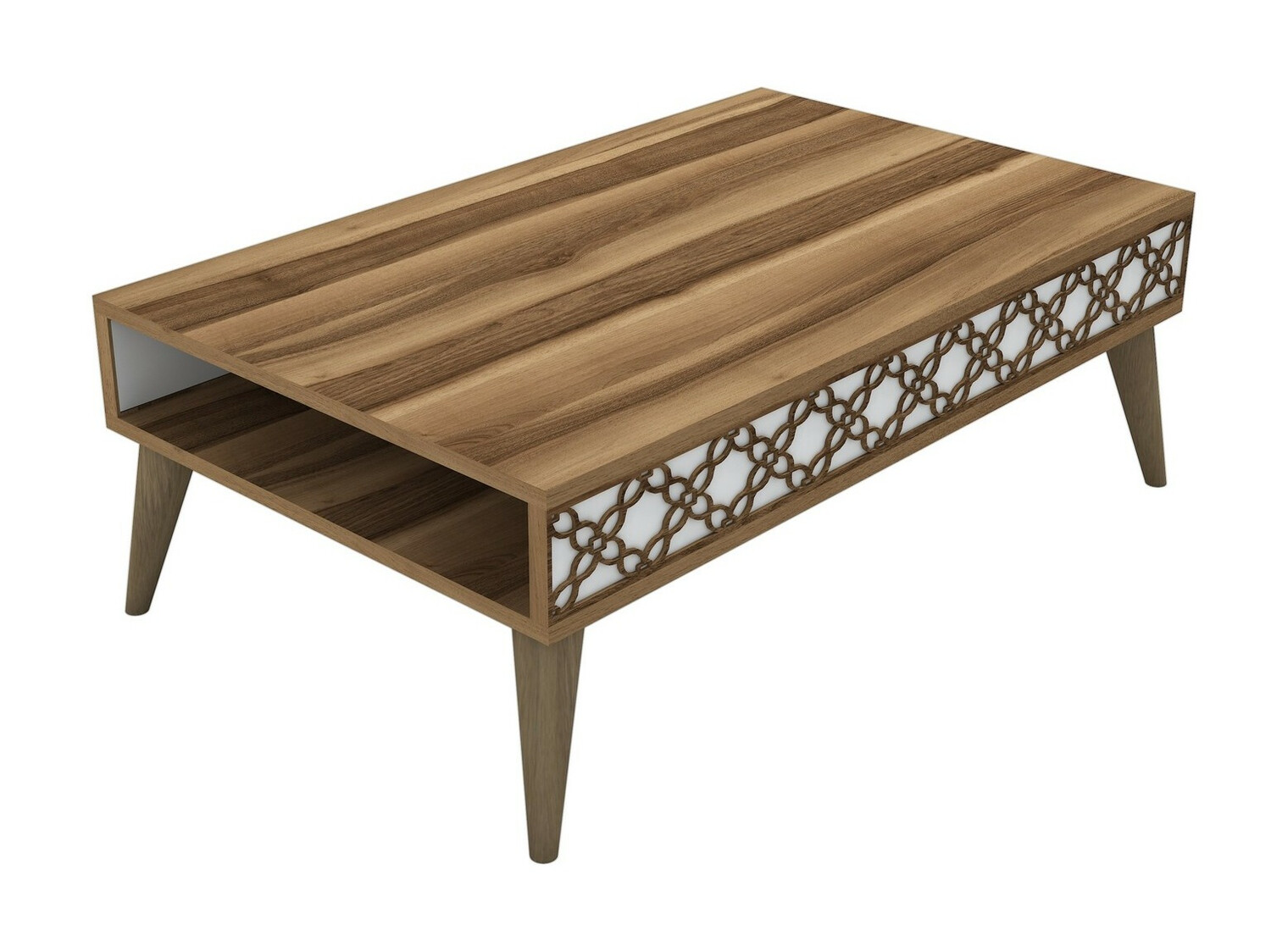 Журнальный столик Kailua 159 (Орех + Белый)