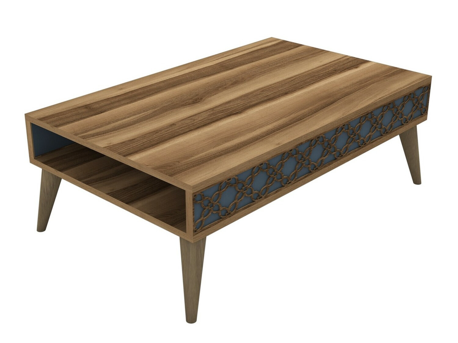 Журнальный столик Kailua 159 (Орех + Синий)
