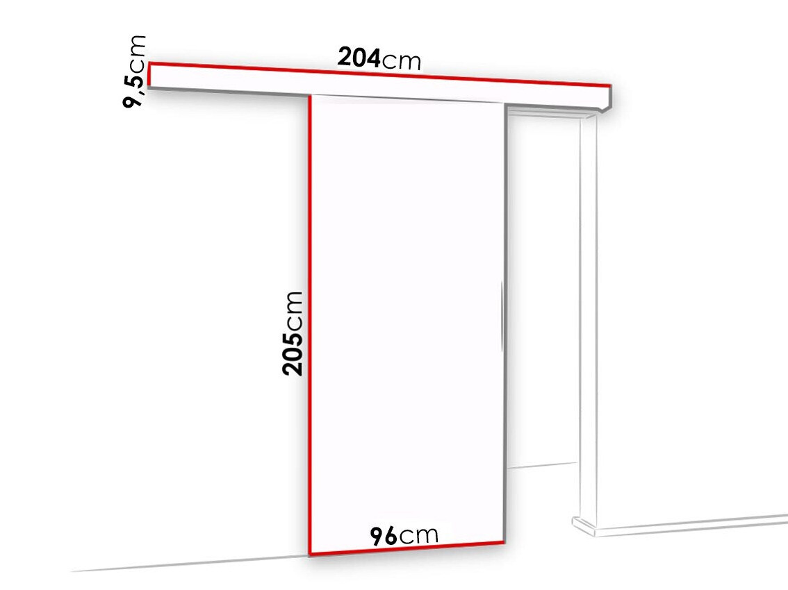 Bīdāmas durvis Dover 181