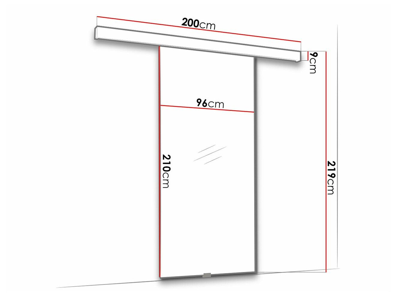 Bīdāmas durvis Dover 187