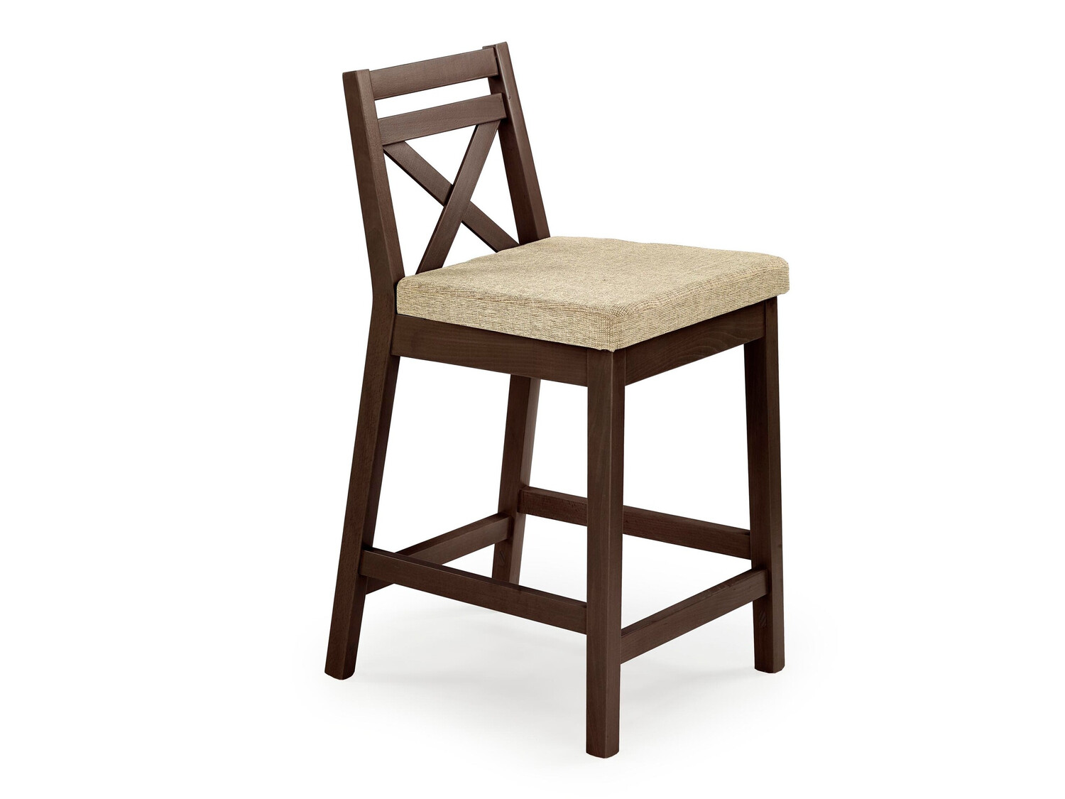 Низкий барный стул Houston 315 (Орех + LARS 07)