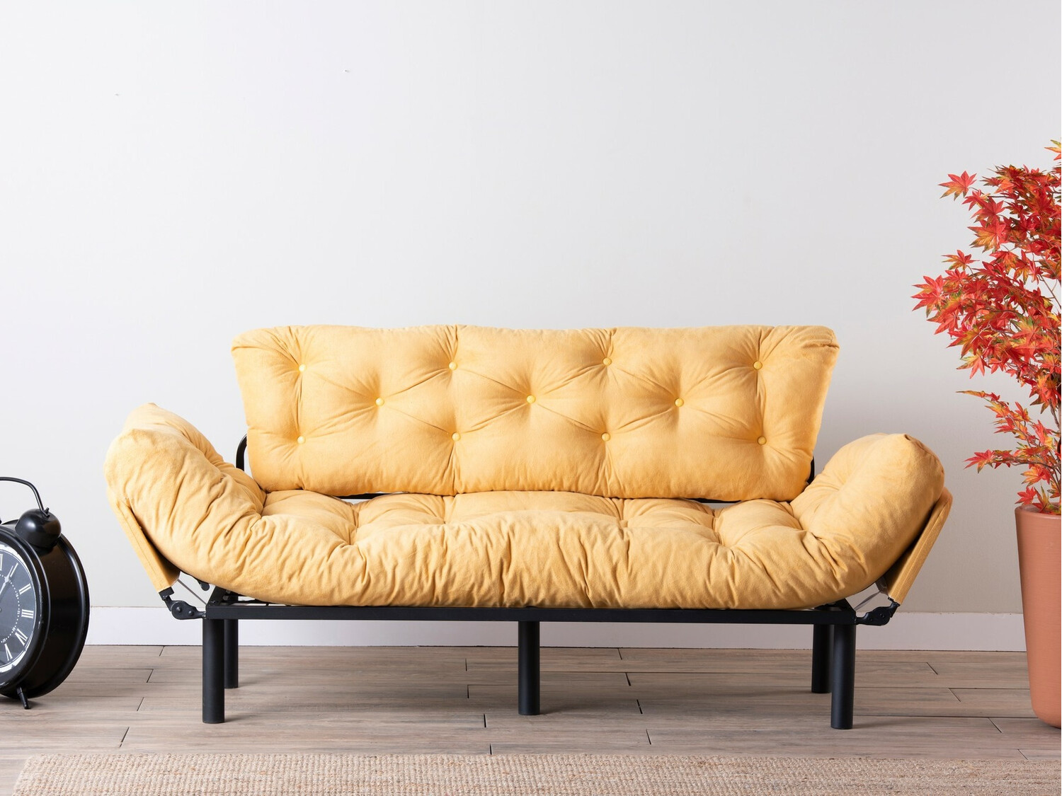 Dīvāns Altadena 132 (Dzeltens)