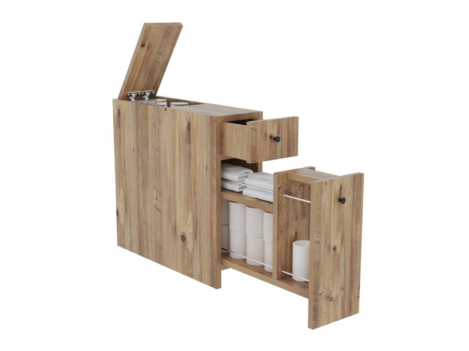 Stāvošs vannas skapītis Kailua 183 (Ozols)