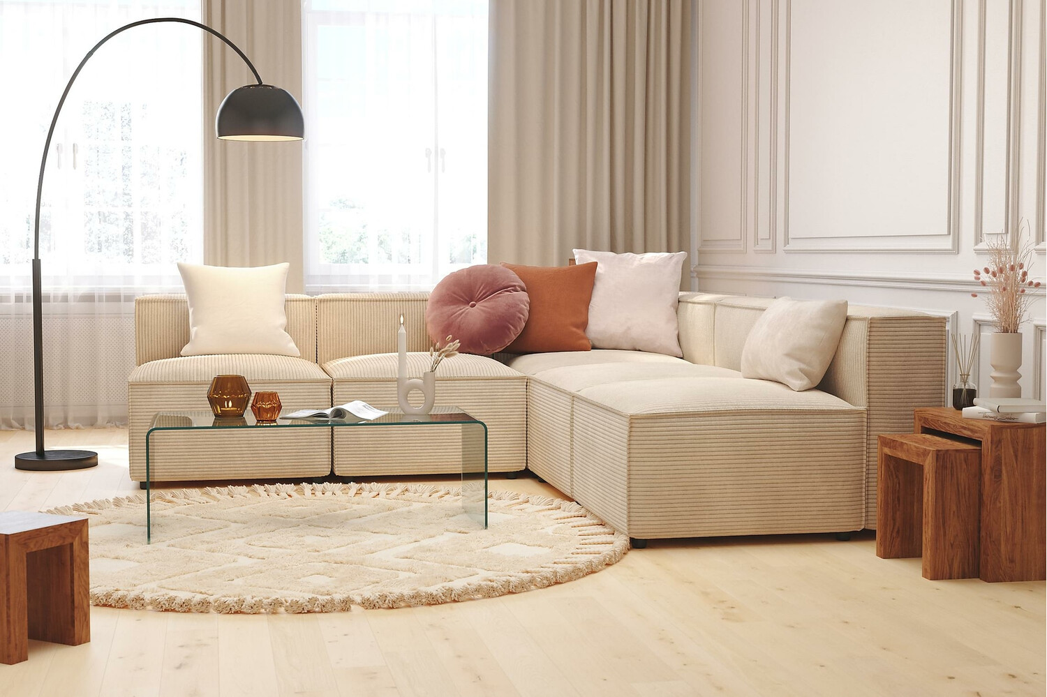 Модульный угловой диван Torbalo 105 (Lincoln 03)