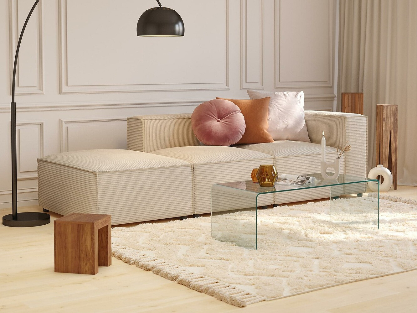 Moduļu dīvāns Torbalo 104 (Lincoln 03)