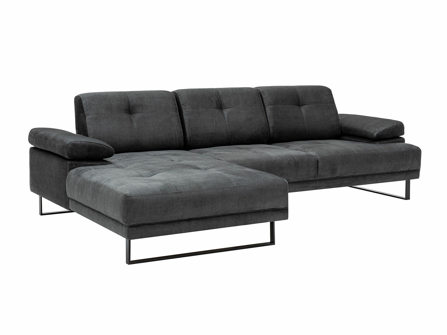 Stūra dīvāns Altadena 141 (Antracīts)