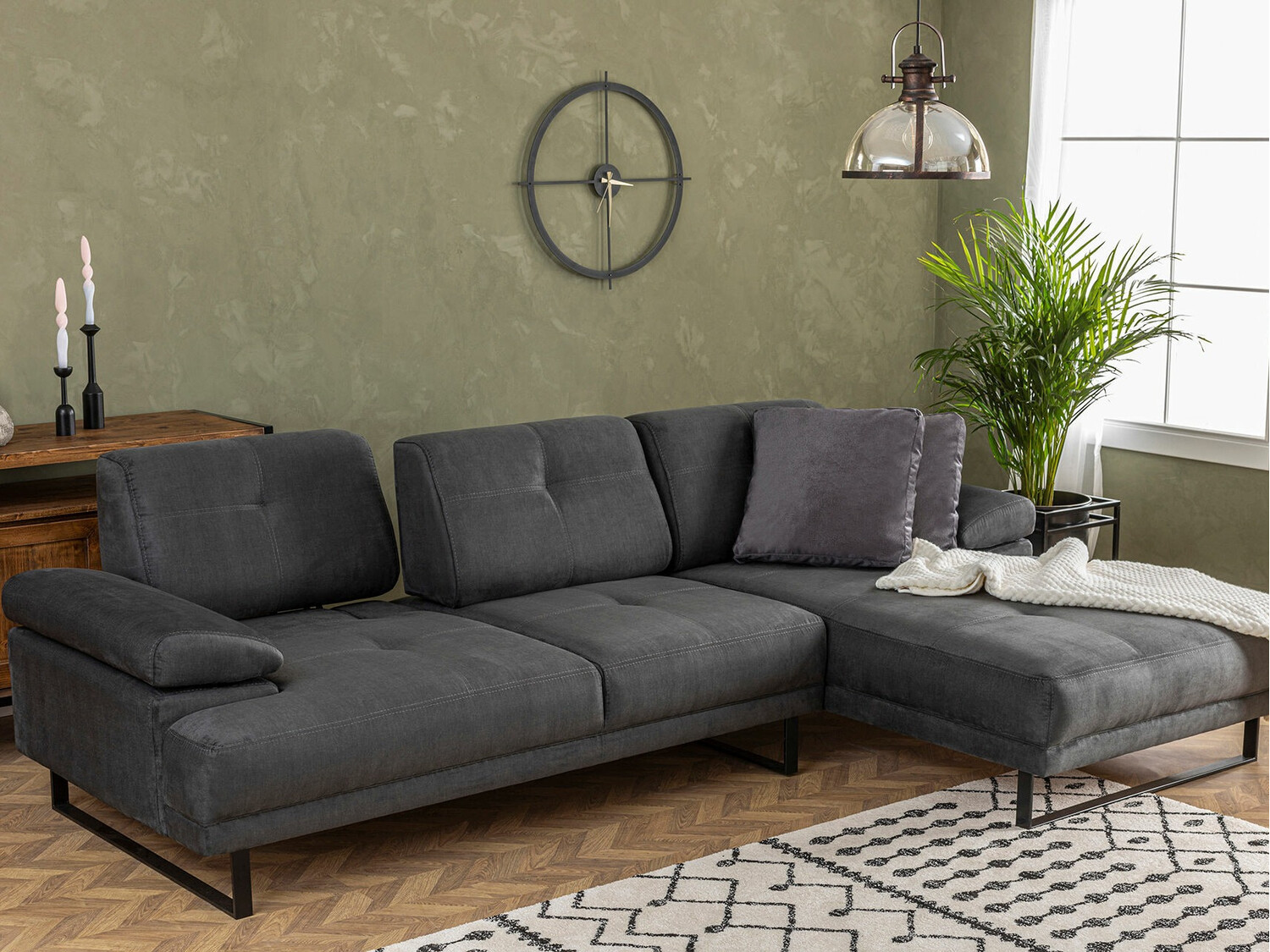 Угловой диван Altadena 141 (Антрацит)