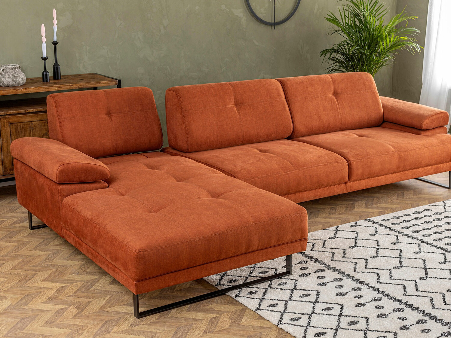 Угловой диван Altadena 141 (Оранжевый)