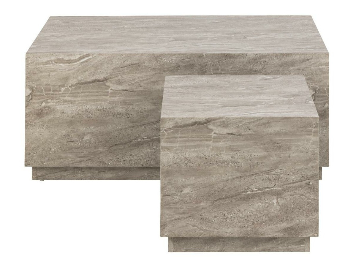 Žurnālu galdiņu komplekts Norsica 894 (Pelēks marmors)