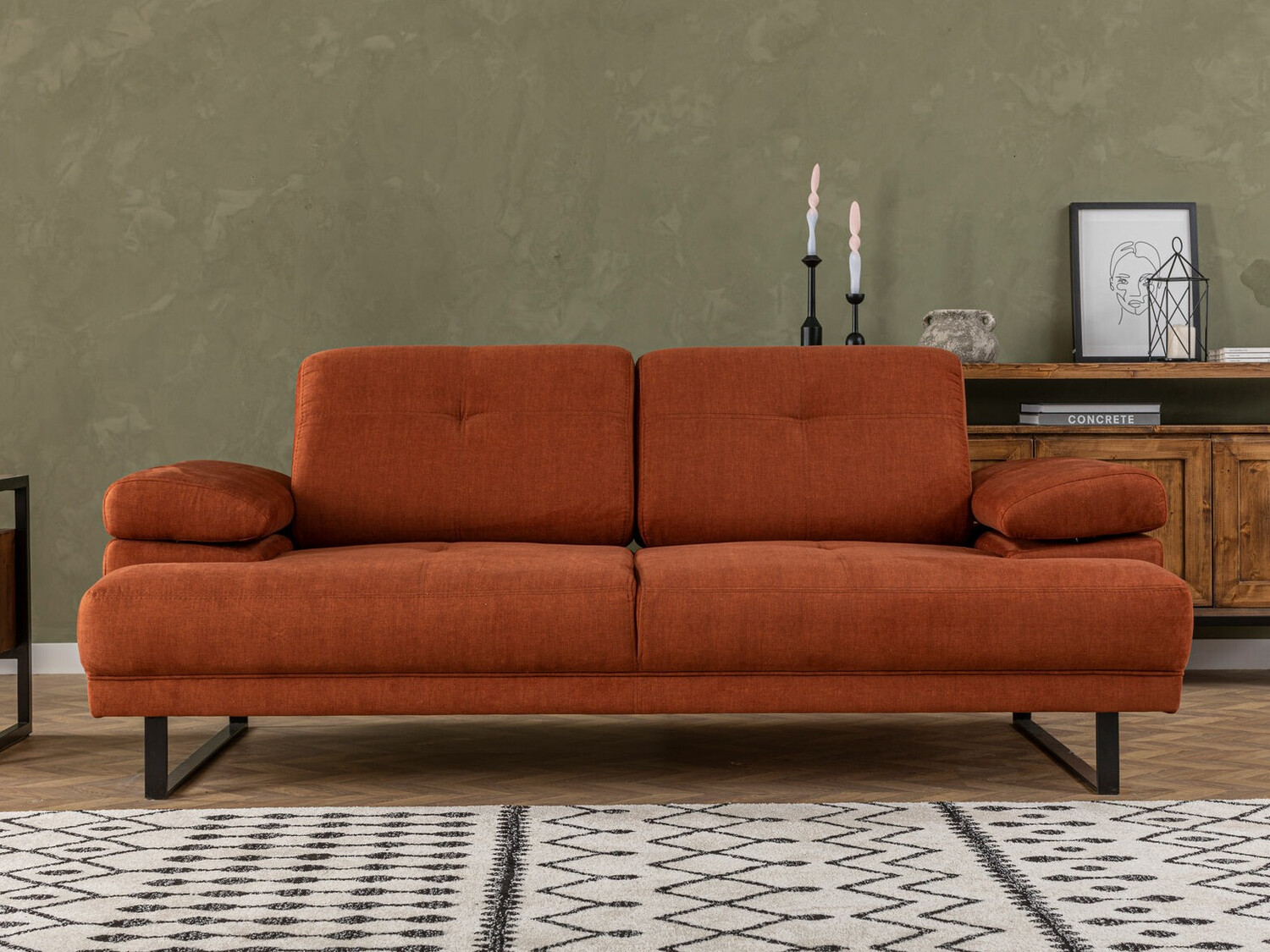 Диван Altadena 158 (Оранжевый)