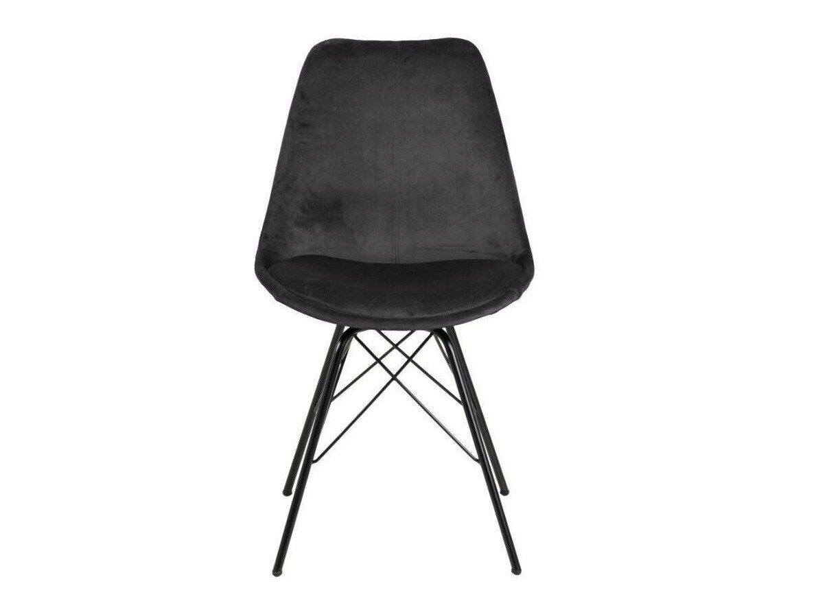 Ēdamistabas komplekts Norsica 330 (Tumši pelēks + Melns)