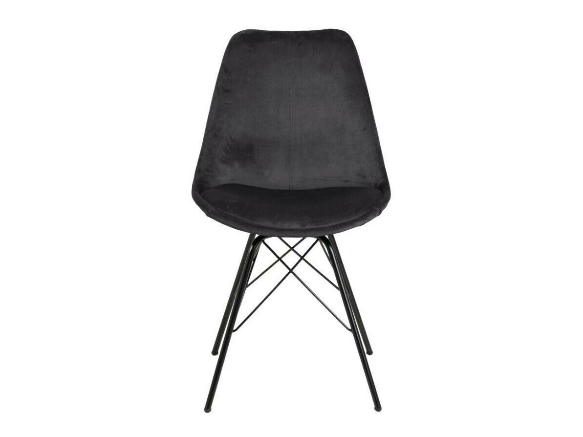 Ēdamistabas komplekts Norsica 330 (Tumši pelēks + Melns)