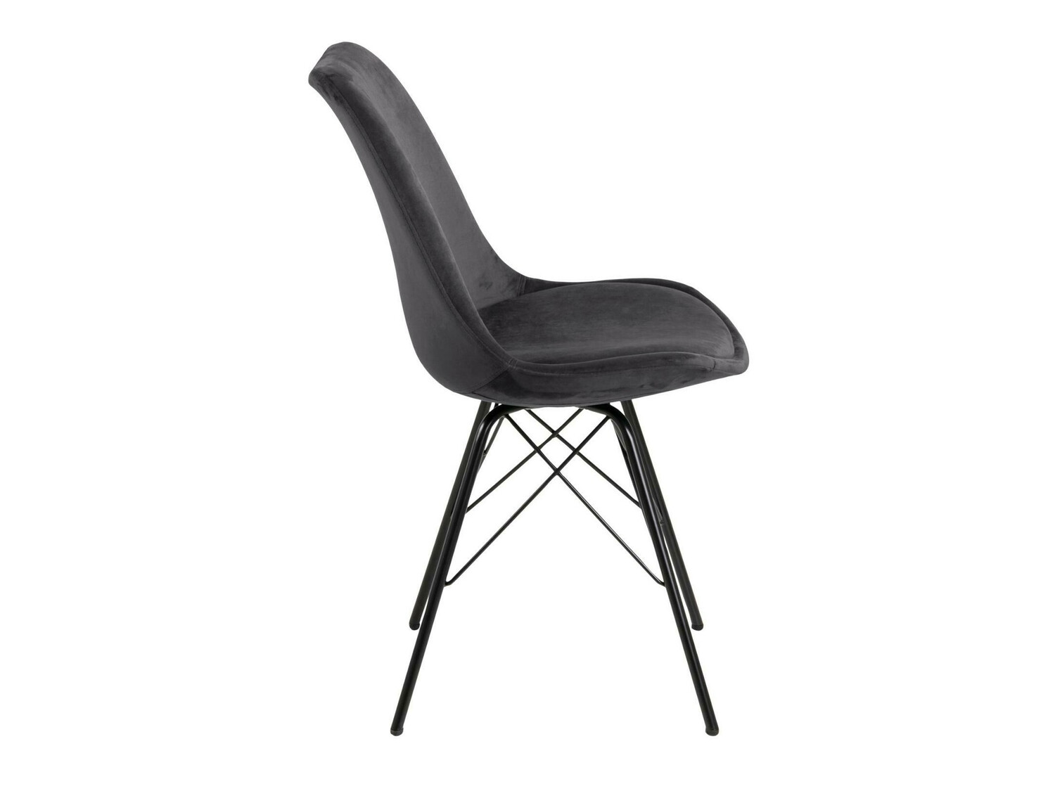 Ēdamistabas komplekts Norsica 330 (Tumši pelēks + Melns)