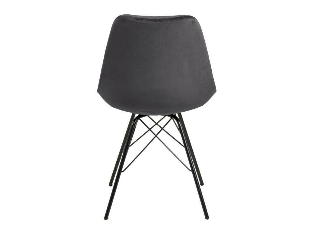 Ēdamistabas komplekts Norsica 330 (Tumši pelēks + Melns)