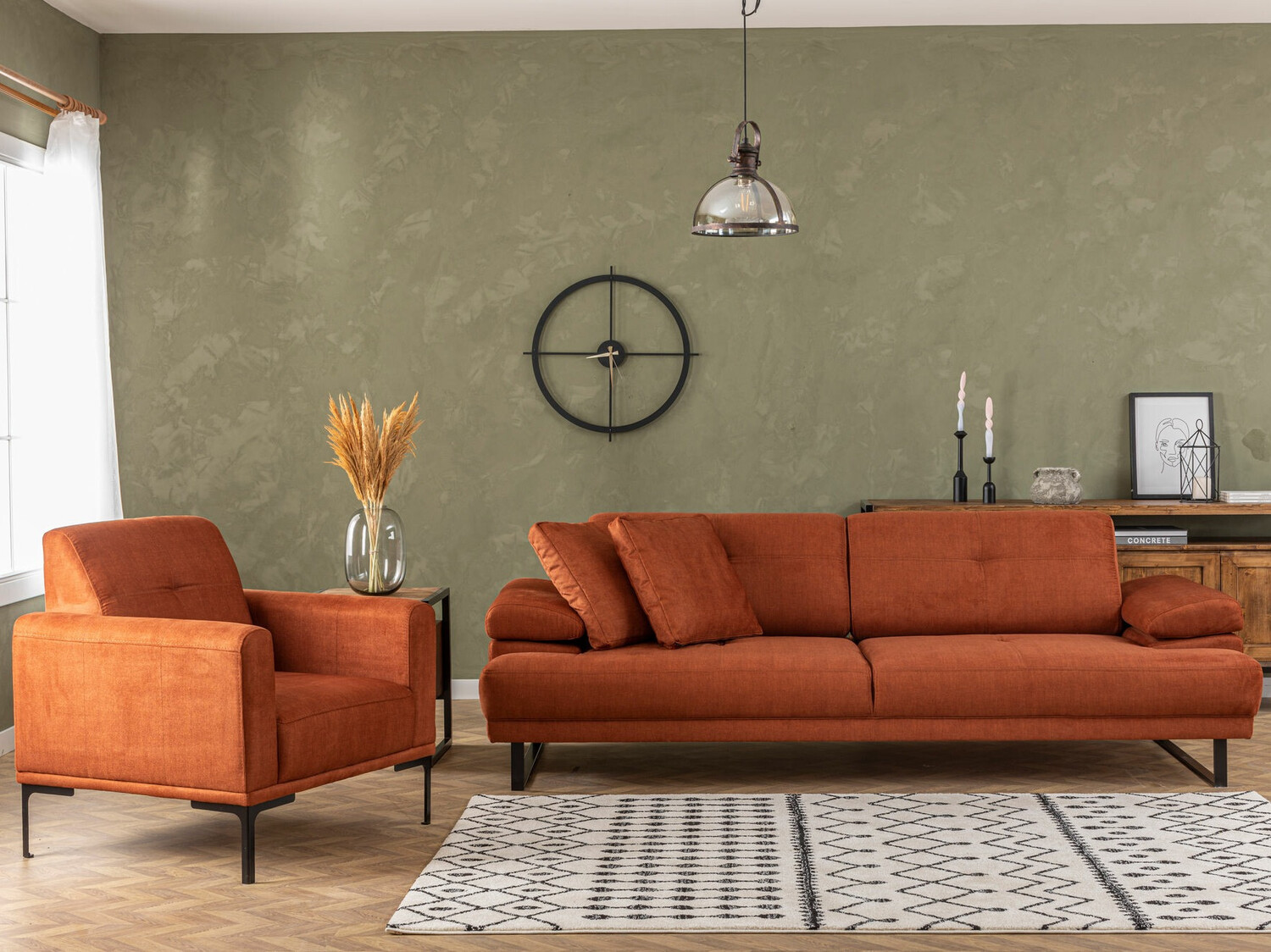 Кресло Altadena 147 (Оранжевый)