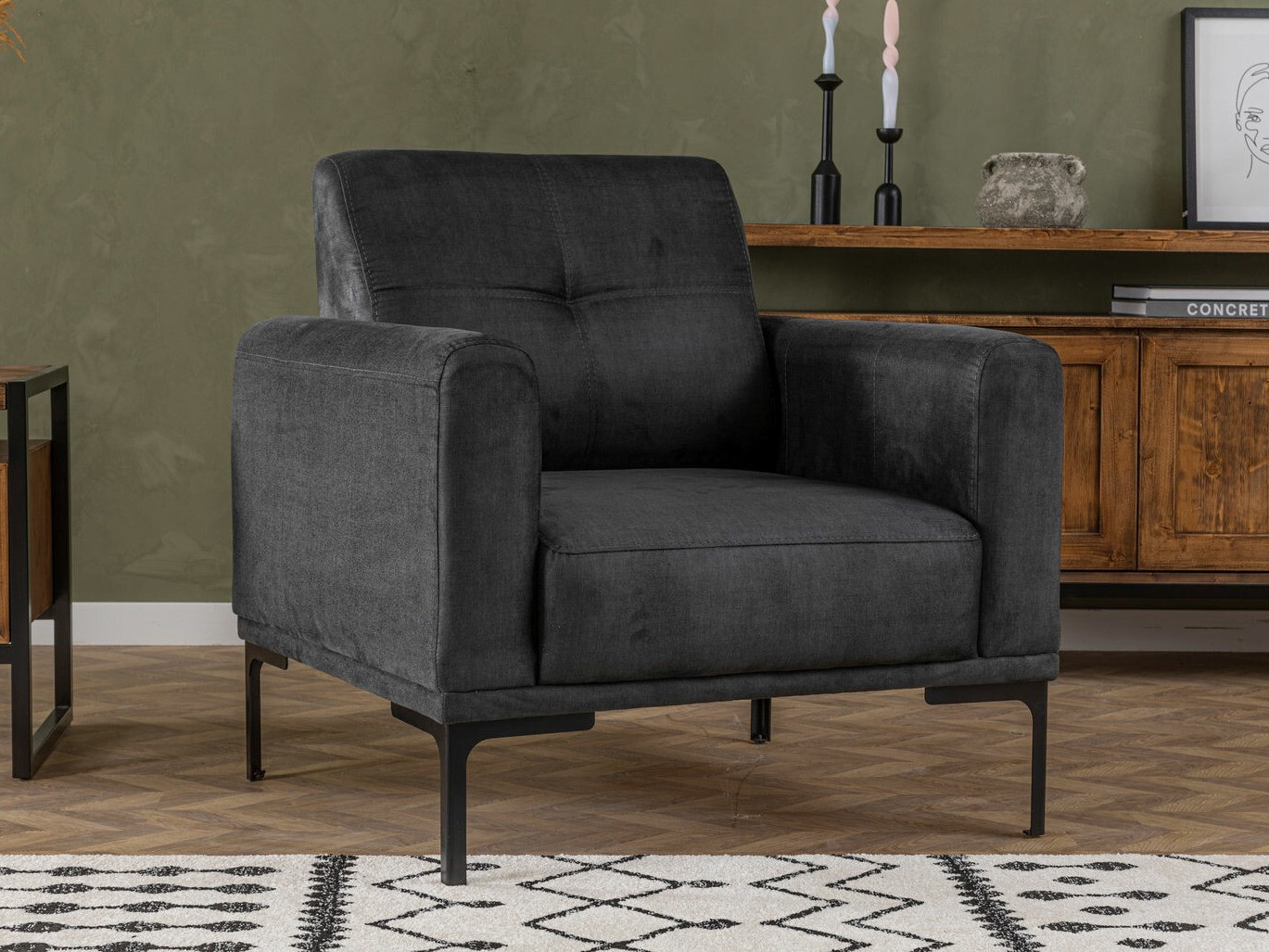 Krēsls Altadena 147 (Antracīts)