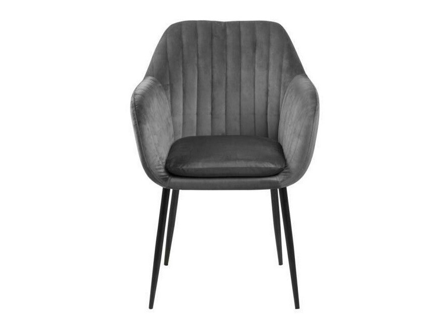 Ēdamistabas komplekts Norsica 513 (Tumši pelēks + Melns)