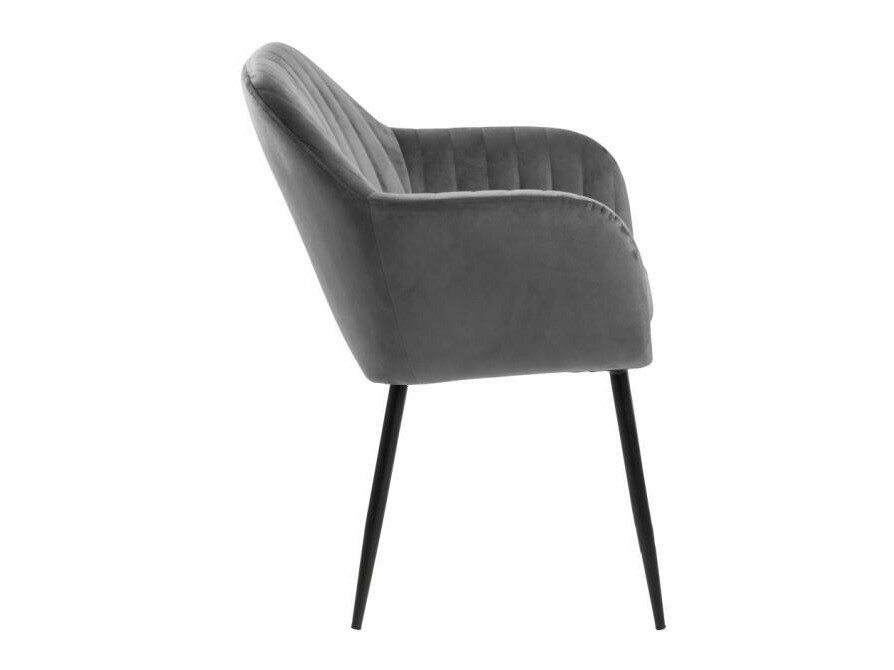 Ēdamistabas komplekts Norsica 513 (Tumši pelēks + Melns)