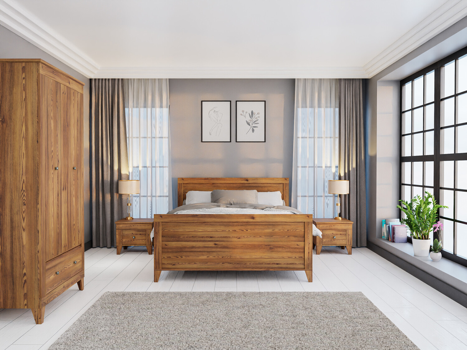 Guļamistabas komplekts Lirmora 126