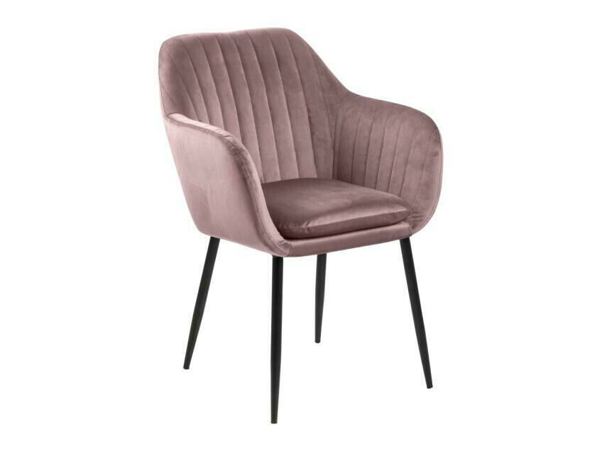 Обеденный гарнитур Norsica 513 (Dusty-розовый + Чёрный)