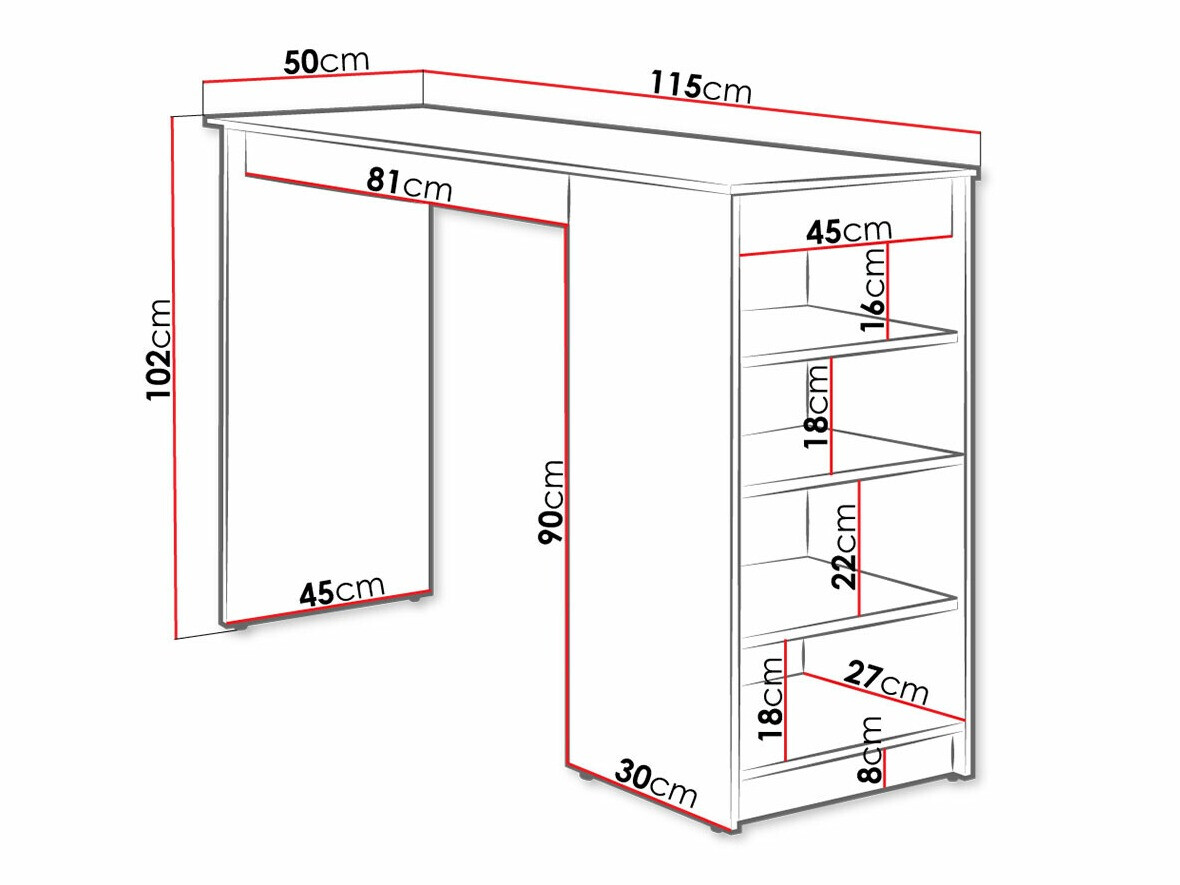 Барная стойка Comfivo 259 (Чёрный)