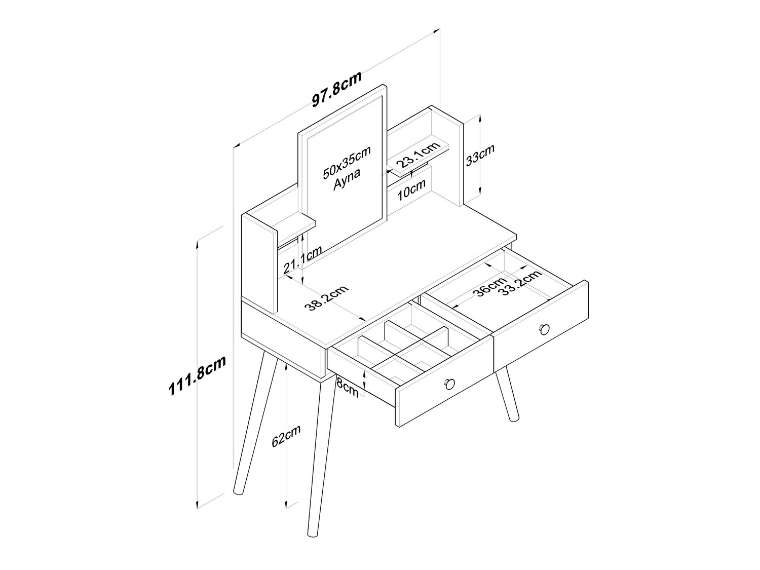 Grima galds Kailua 221