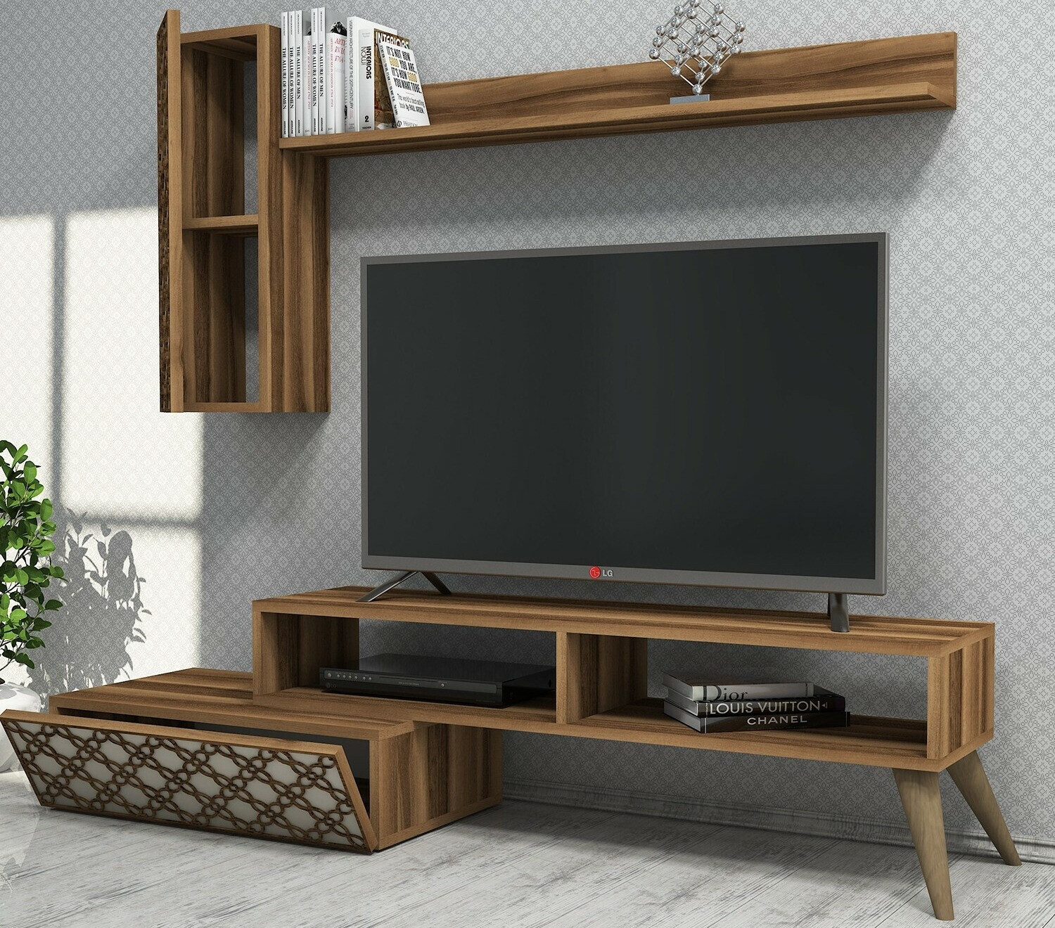 Набор для гостиной Kailua 1561 (Орех + Крем)