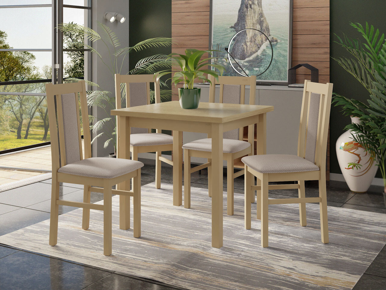 Ēdamistabas komplekts Victorville 310 (Sonomas ozols)