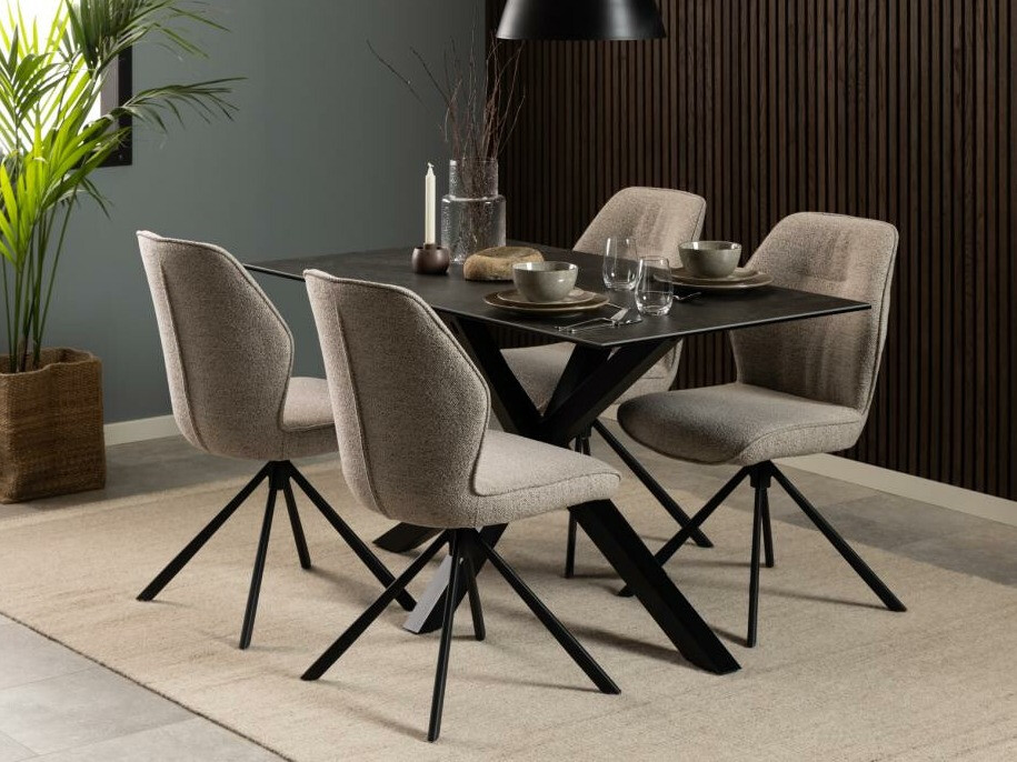 Krēsls Norsica 679 (Krēms + Melns)