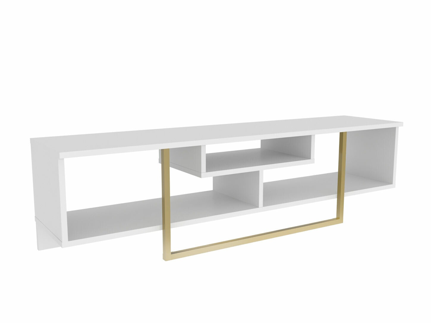 TV galds Kailua 245 (Balts + Zelta)