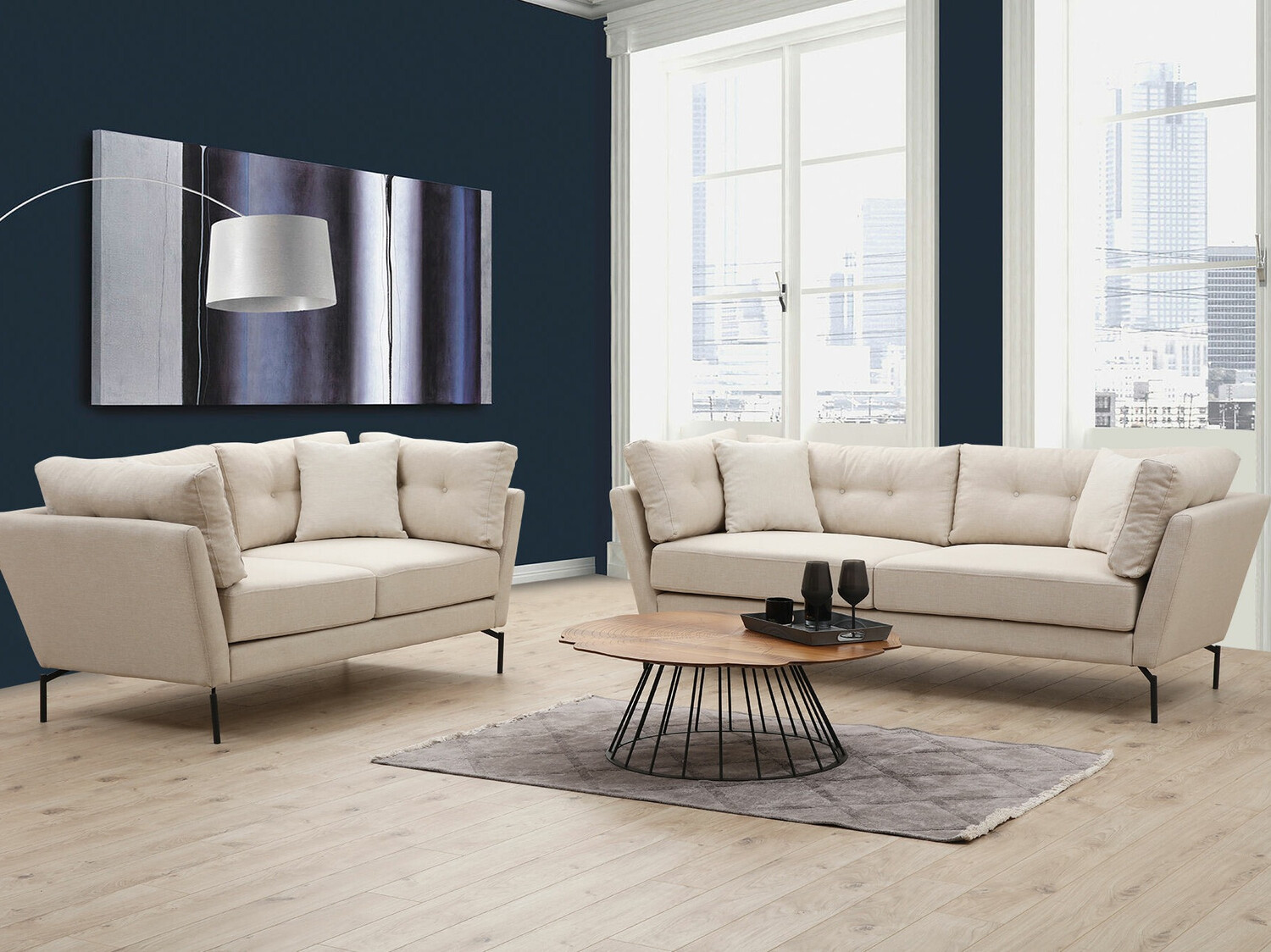 Диван Altadena 186 (Крем)