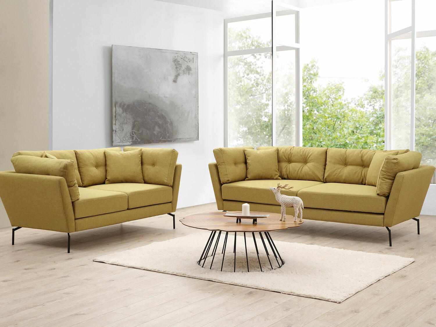 Диван Altadena 186 (Желтый)