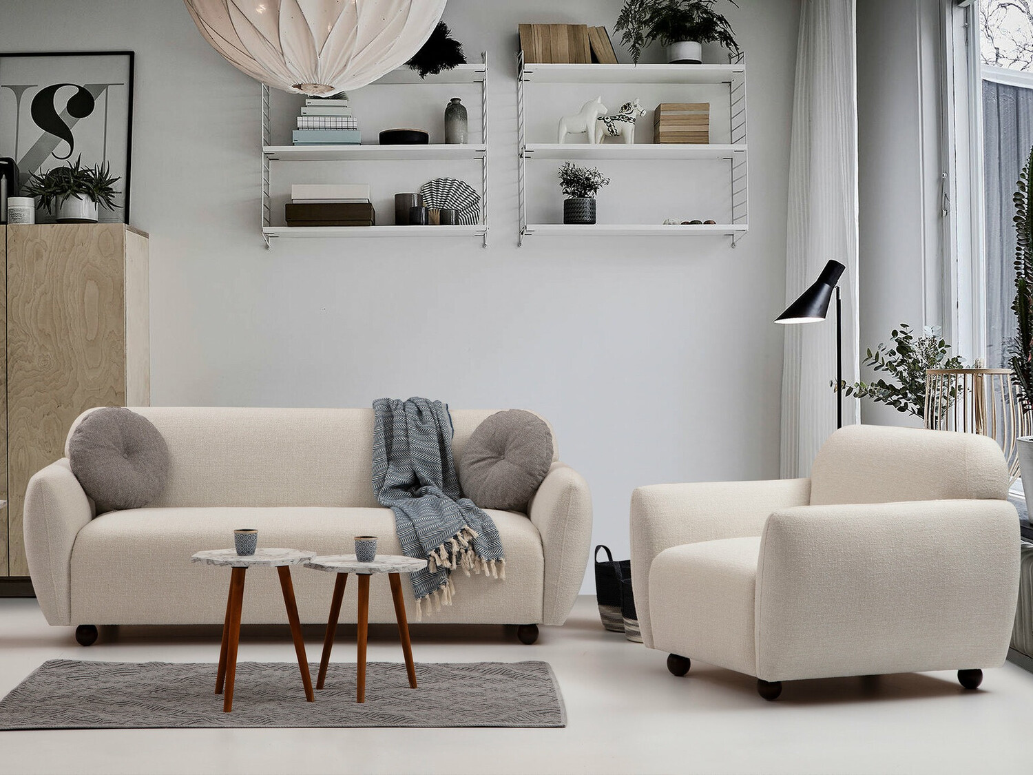 Диван Altadena 188 (Крем)