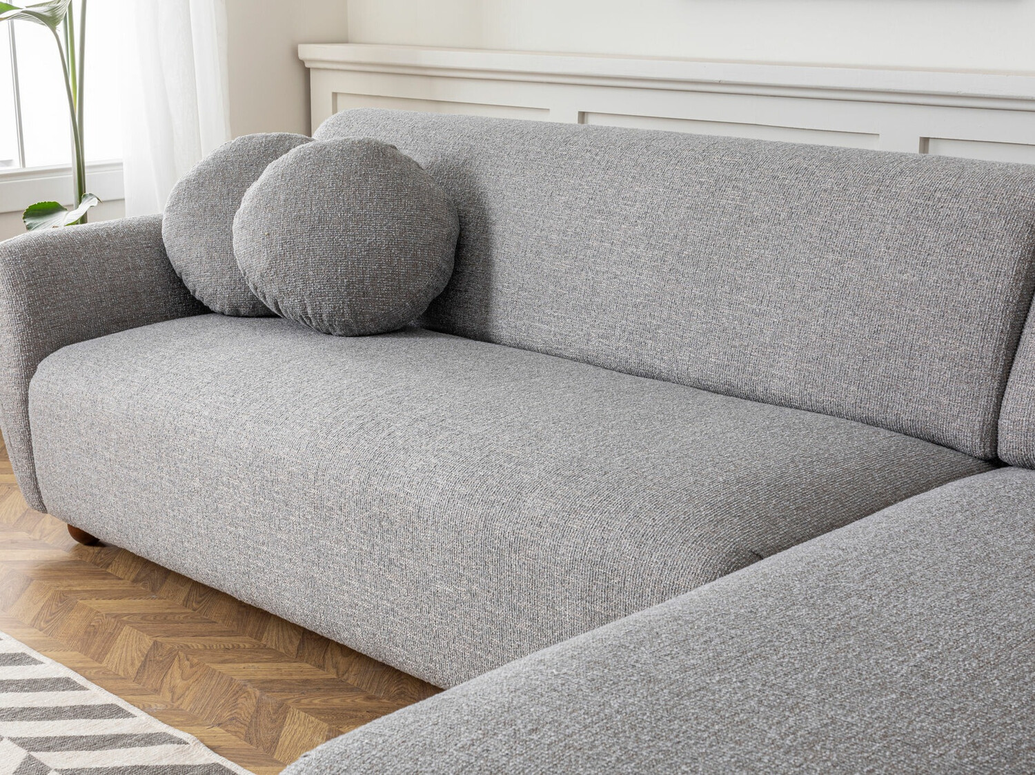 Stūra dīvāns Altadena 189 (Pelēks)